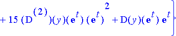 yhtalot := {diff(u(t),t) = D(y)(exp(t))*exp(t), u(t...