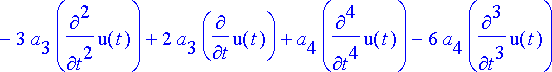 a[0]*u(t)+a[1]*diff(u(t),t)+a[2]*diff(u(t),`$`(t,2)...