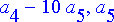 a[1]-a[2]-6*a[4]+2*a[3]+24*a[5], a[0], -3*a[3]+a[2]...