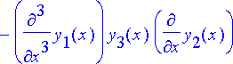 wronskidetder := diff(w(x),x) = y[1](x)*diff(y[2](x...