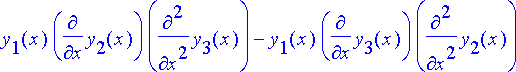 yhtalot := {diff(y[2](x),`$`(x,3))+P[0](x)*y[2](x)+...