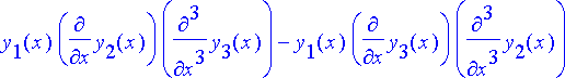 yhtalot := {diff(y[2](x),`$`(x,3))+P[0](x)*y[2](x)+...