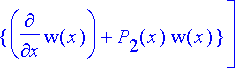 [{d[11] = -P[0](x)*d[2]-P[1](x)*d[5]-P[2](x)*d[8], ...