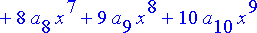 yritederpol := a[1]+2*a[2]*x+3*a[3]*x^2+4*a[4]*x^3+...