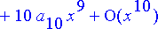 series(a[1]+2*a[2]*x+3*a[3]*x^2+4*a[4]*x^3+5*a[5]*x...