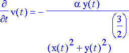 ryhma := diff(x(t),t) = u(t), diff(y(t),t) = v(t), ...