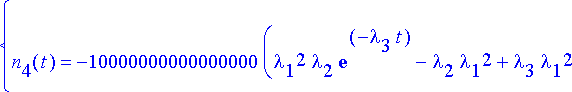 {n[4](t) = -10000000000000000*(lambda[1]^2*lambda[2...