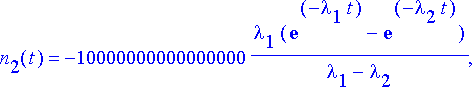 {n[4](t) = -10000000000000000*(lambda[1]^2*lambda[2...