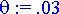 theta := .3e-1