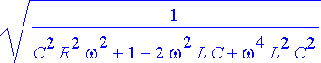 derivaatta := -(omega^4*L^2*C^2-1)*C*E[0]/(sqrt(1/(...