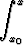  integral 
  x

 x0